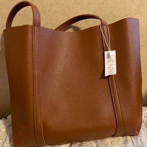 Henny + Lev brown bag never used